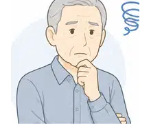 査定金額を心配する男性